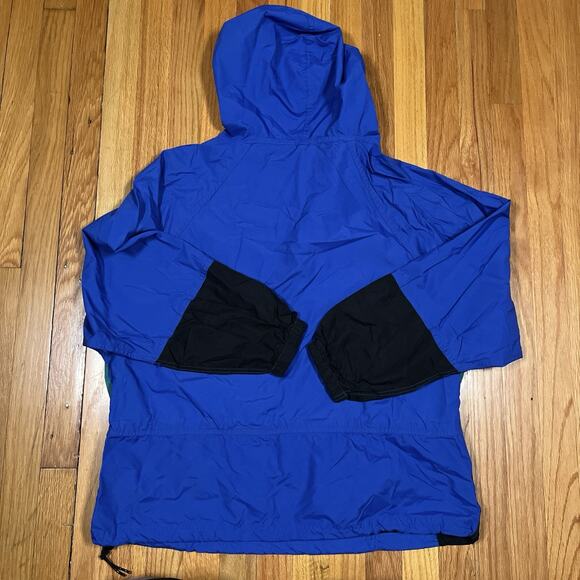 VTG 90s 80s LL Bean Pullover 1/4Zip Anorak Windbreaker Jacket Aztec Womens Large - Picture 5 of 8
